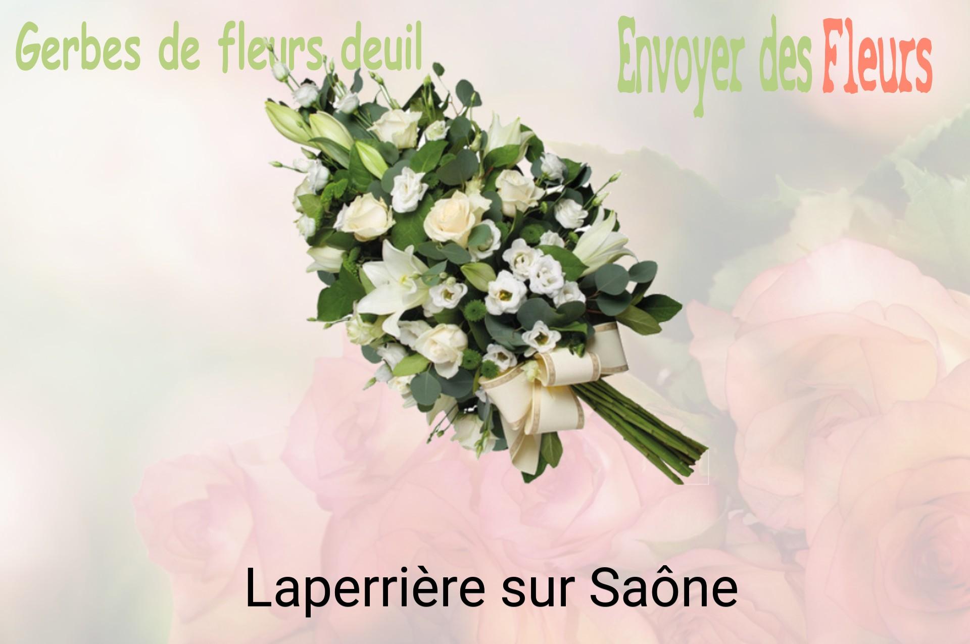 Gerbe de fleurs de deuil livrée à Laperrière-sur-Saône